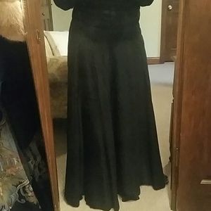 Vintage black evening skirt